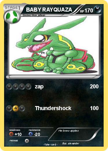 Pokemon BABY RAYQUAZA