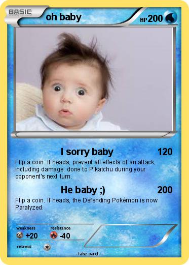 Pokemon oh baby
