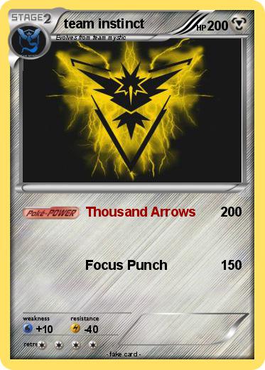 Pokemon team instinct