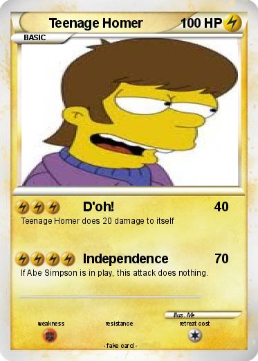 Pokemon Teenage Homer