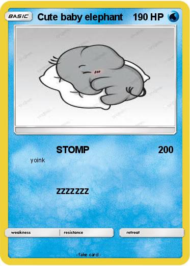 Pokemon Cute baby elephant