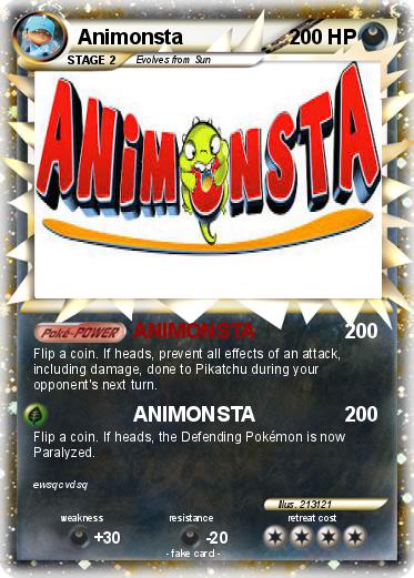 Pokemon Animonsta