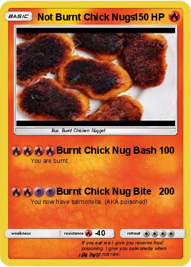 Pokemon Not Burnt Chick Nugs