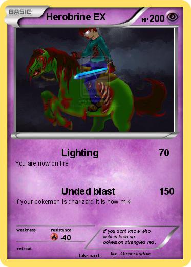 Pokemon Herobrine EX