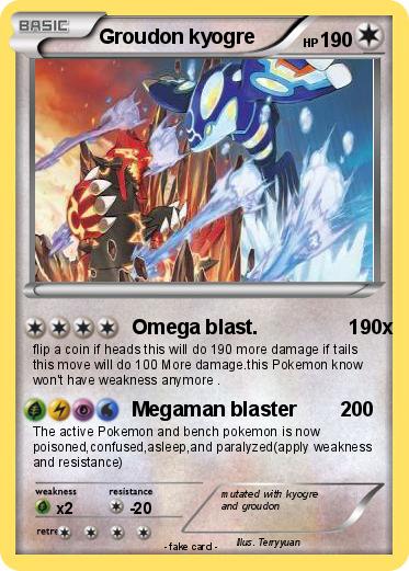 Pokemon Groudon kyogre