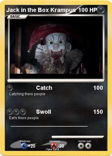Pokemon Jack in the Box Krampus