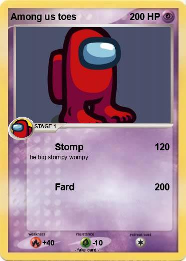 Pokemon Among us toes