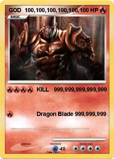 Pokemon GOD  100,100,100,100,100,