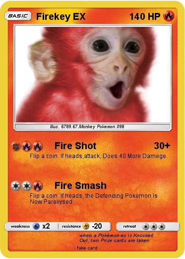 Pokemon Firekey EX