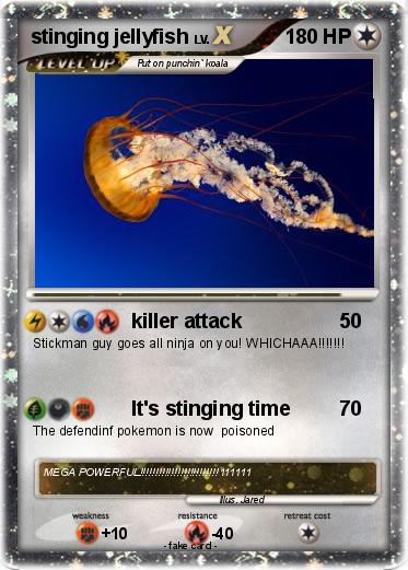 Pokemon stinging jellyfish
