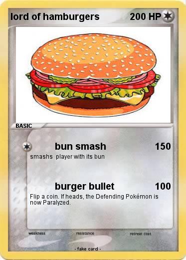 Pokemon lord of hamburgers