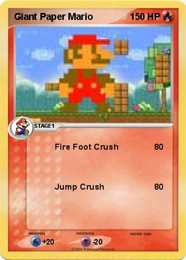Pokemon Giant Paper Mario