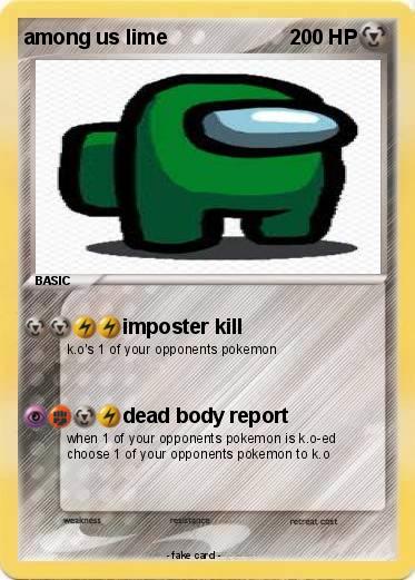 Pokemon among us lime