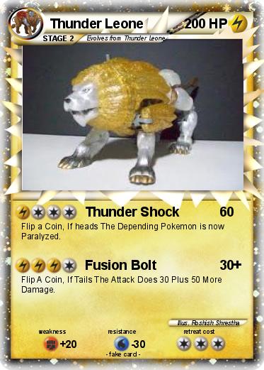 Pokemon Thunder Leone