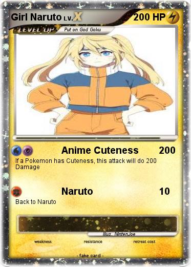 Pokemon Girl Naruto