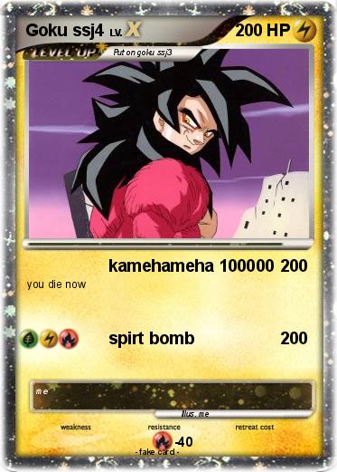 Pokemon Goku ssj4