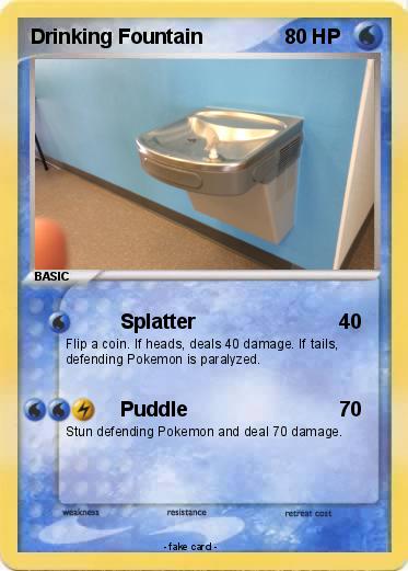 Pokemon Drinking Fountain