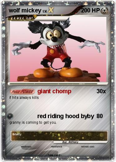 Pokemon wolf mickey