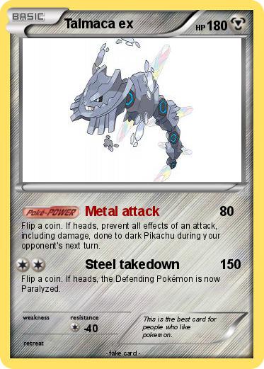 Pokemon Talmaca ex