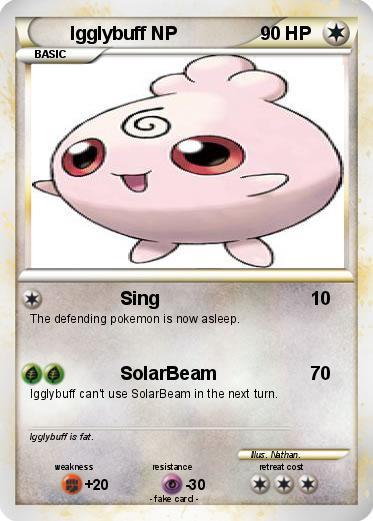 Pokemon Igglybuff NP