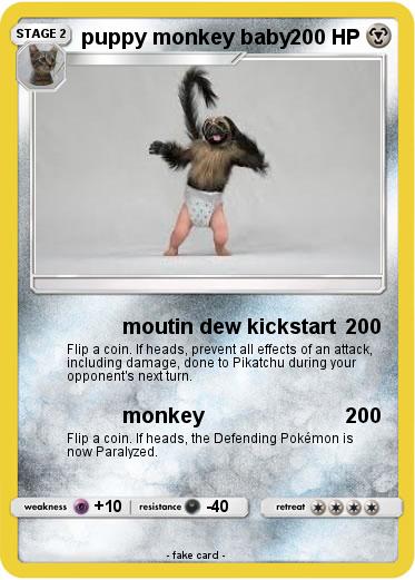 Pokemon puppy monkey baby
