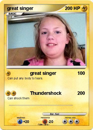 Pokemon great singer