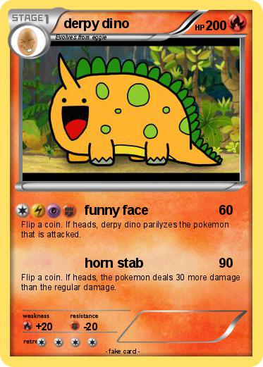 Pokemon derpy dino