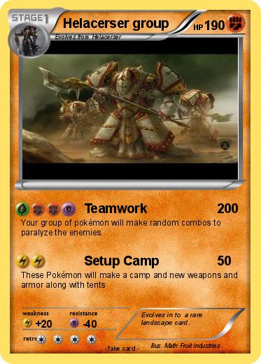 Pokemon Helacerser group