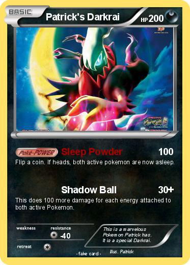 Pokemon Patrick's Darkrai