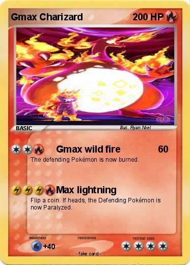 Pokemon Gmax Charizard