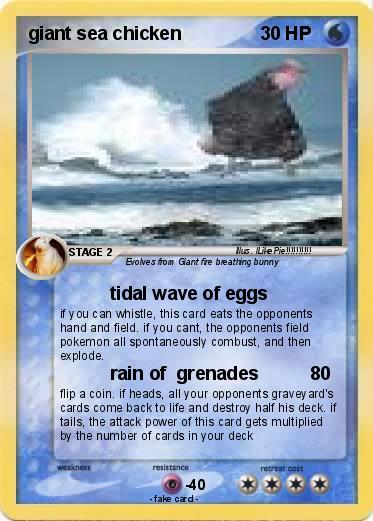 Pokemon giant sea chicken