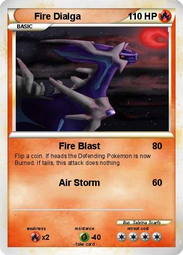 Pokemon Fire Dialga