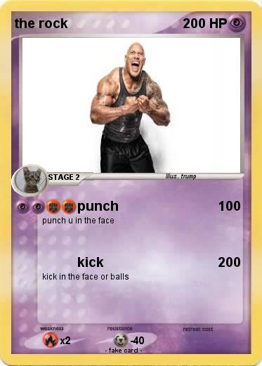 Pokemon the rock