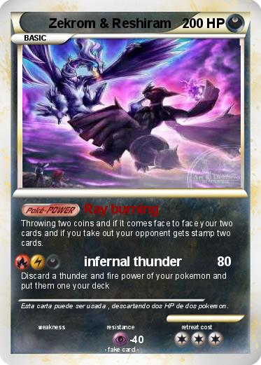 Pokemon Zekrom & Reshiram
