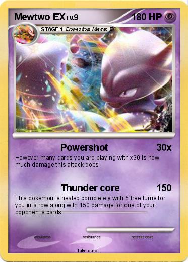 Pokemon Mewtwo EX