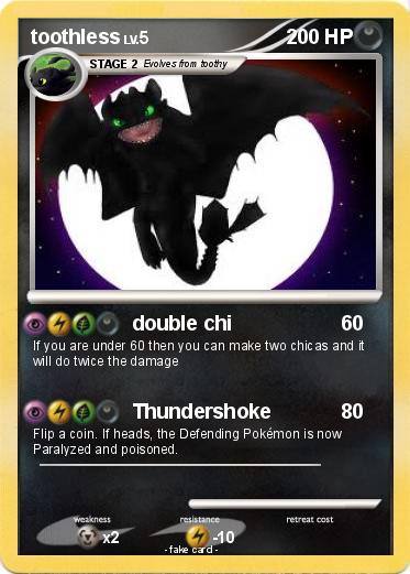 Pokemon toothless