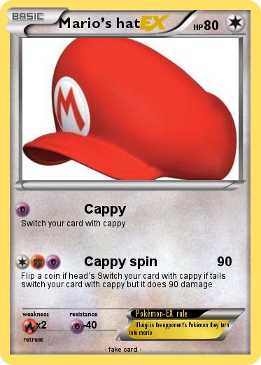 Pokemon Mario’s hat