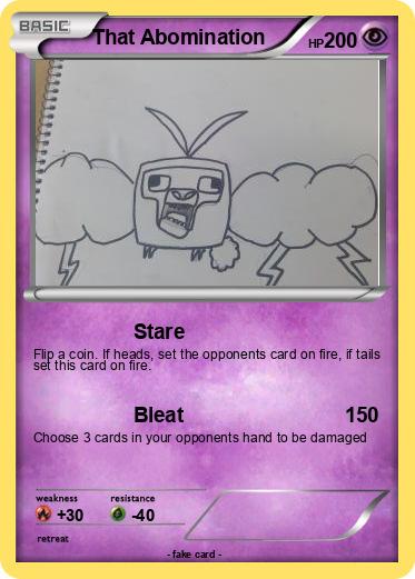 Pokemon That Abomination