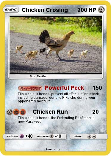 Pokemon Chicken Crosing