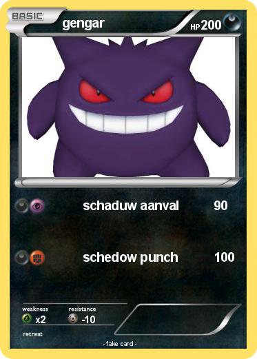 Pokemon gengar