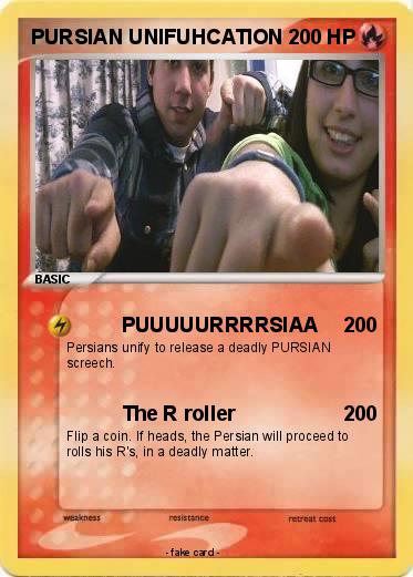 Pokemon PURSIAN UNIFUHCATION