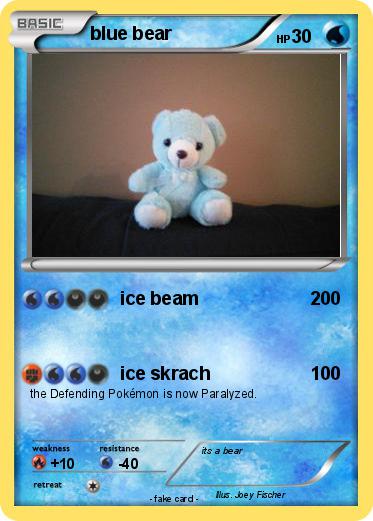 Pokemon blue bear