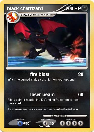 Pokemon black charrizard