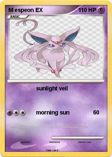 Pokemon M espeon EX