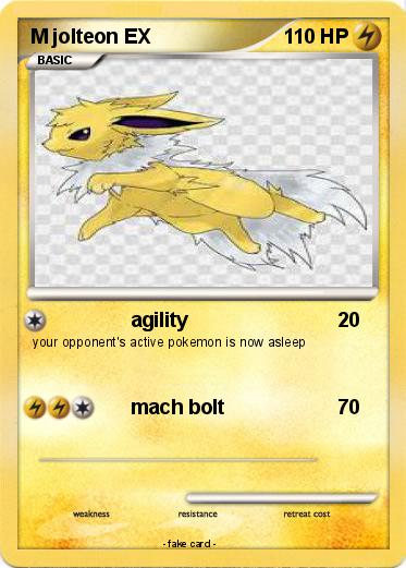Pokemon M jolteon EX