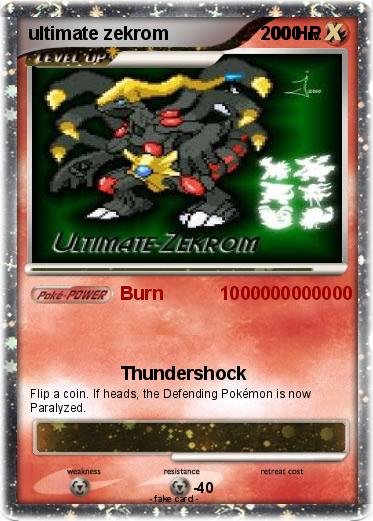 Pokemon ultimate zekrom                    000