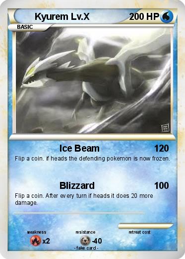 Pokemon Kyurem Lv.X