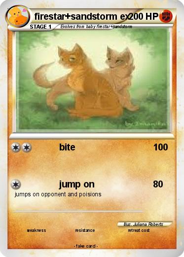 Pokemon firestar+sandstorm ex
