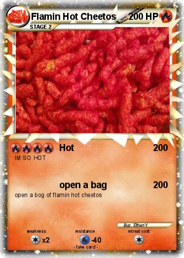 Pokemon Flamin Hot Cheetos