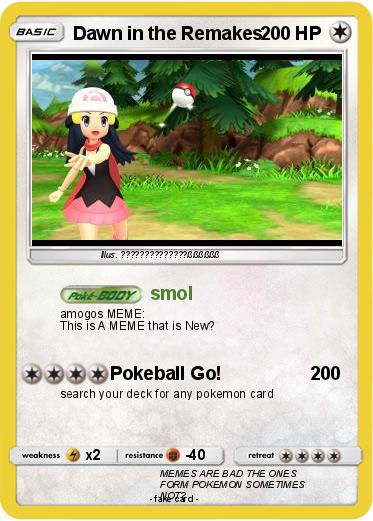 Pokemon Dawn in the Remakes